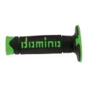 DOMINO A26041C4440A7-0 : Puños off road DOMINO DSH negro/verde A26041C4440