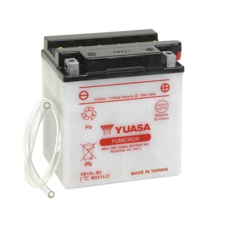 YUASA YB10L-B2 : Batería YUASA YB10L-B2 Combipack (con electrolito)