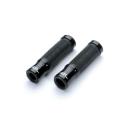 LSL 138G125SW : Puños aluminio CNC negro Ø22 - 125mm LSL 138G125SW