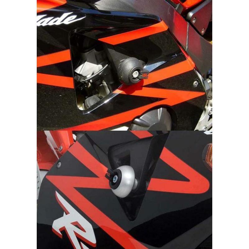 LSL 550H090 : Kit montaje protectores de carenado CBR900RR '00-´0 LSL 550H090