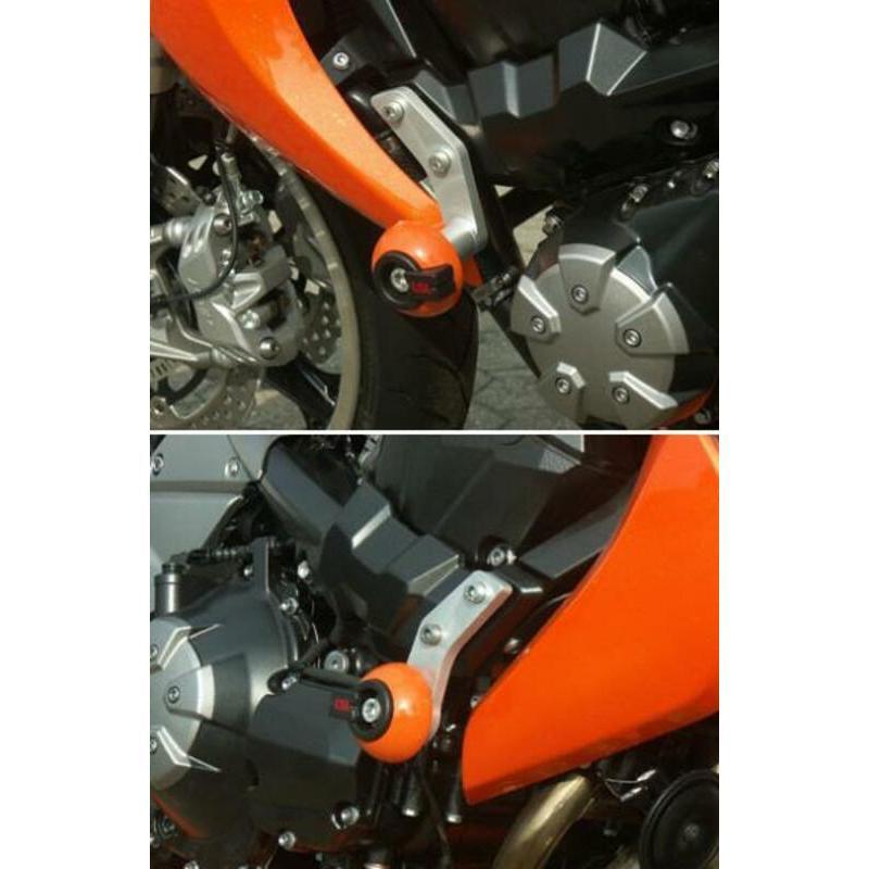 LSL 550K124 : Kit montaje protectores de carenado Z750/R ´07- /Z1 LSL 550K124