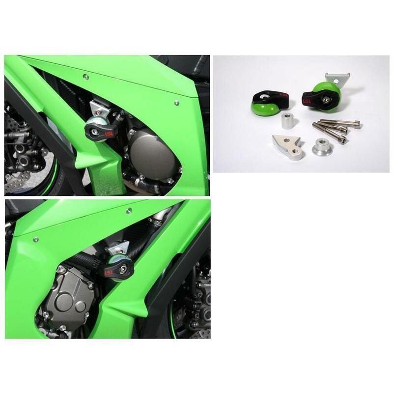 LSL 550K136.1 : Kit montaje protectores de carenado ZX-10R ´11- LSL 550K136.1