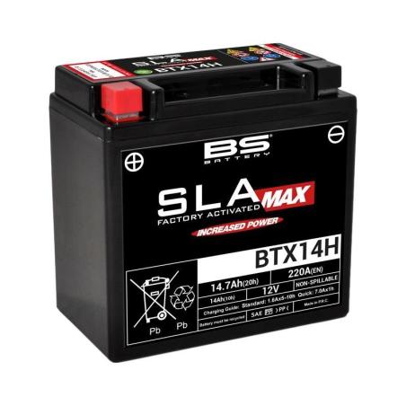 BS BATTERY 300887 : Batería BS BATTERY SLA MAX BTX14H (FA)