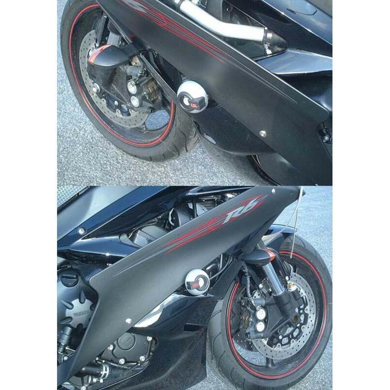 LSL 550Y104 : Kit montaje protectores de carenado YZF R6 ´06-´07 LSL 550Y104