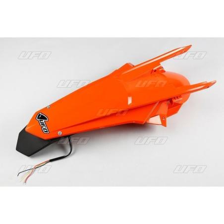 UFO KT04070-127 : Guardabarros trasero con portamatrículas LED UFO KTM naranja KT04070-127