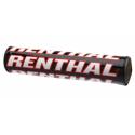 RENTHAL P301 : Protector/Morcilla barra superior de manillar Renthal negro/rojo 180mm P301