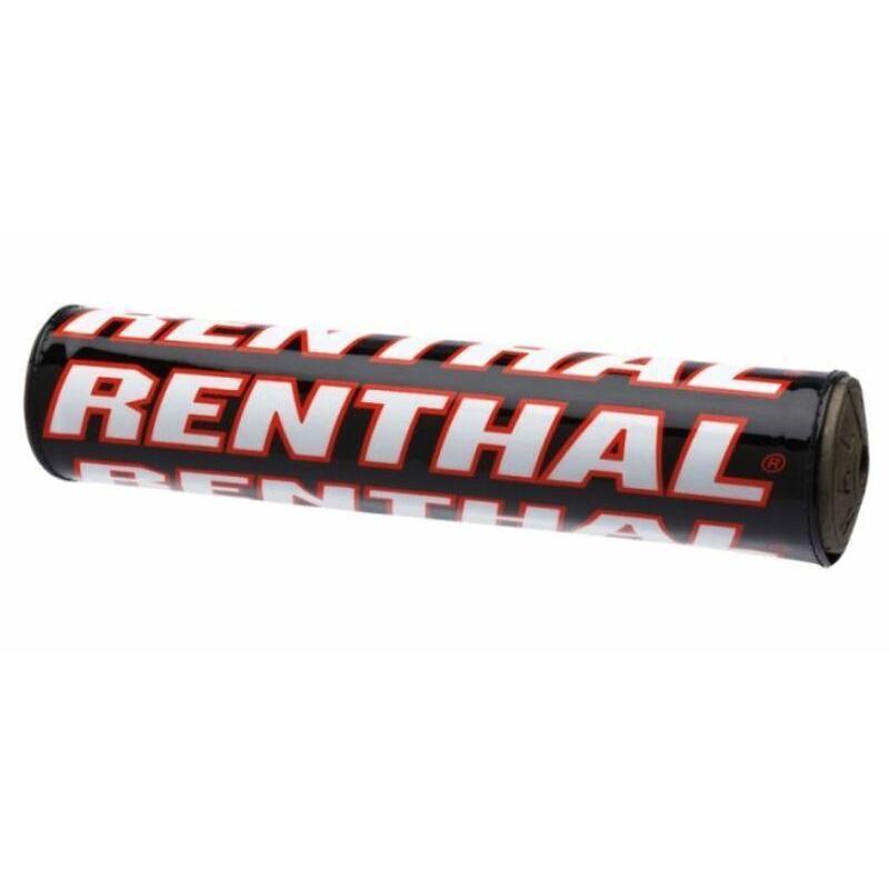 RENTHAL P301 : Protector/Morcilla barra superior de manillar Renthal negro/rojo 180mm P301