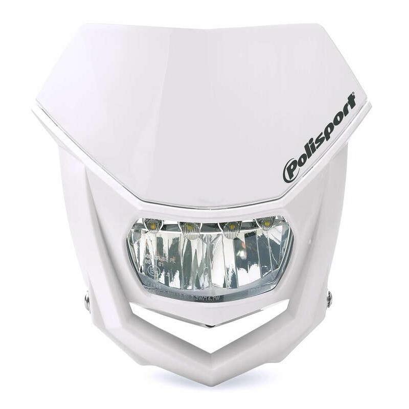 POLISPORT 8667100001 : Careta Halo LED homologada POLISPORT blanco 8667100001