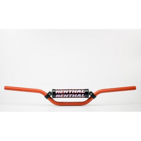 RENTHAL 823-01-OR-03-219 : Manillar Renthal motocross SX65 naranja con protector negro 823-01-OR-03-219