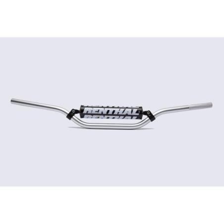 RENTHAL 613-01-SI-05-006 : Manillar Renthal enduro alto plata con protector negro 613-01-SI-05-006