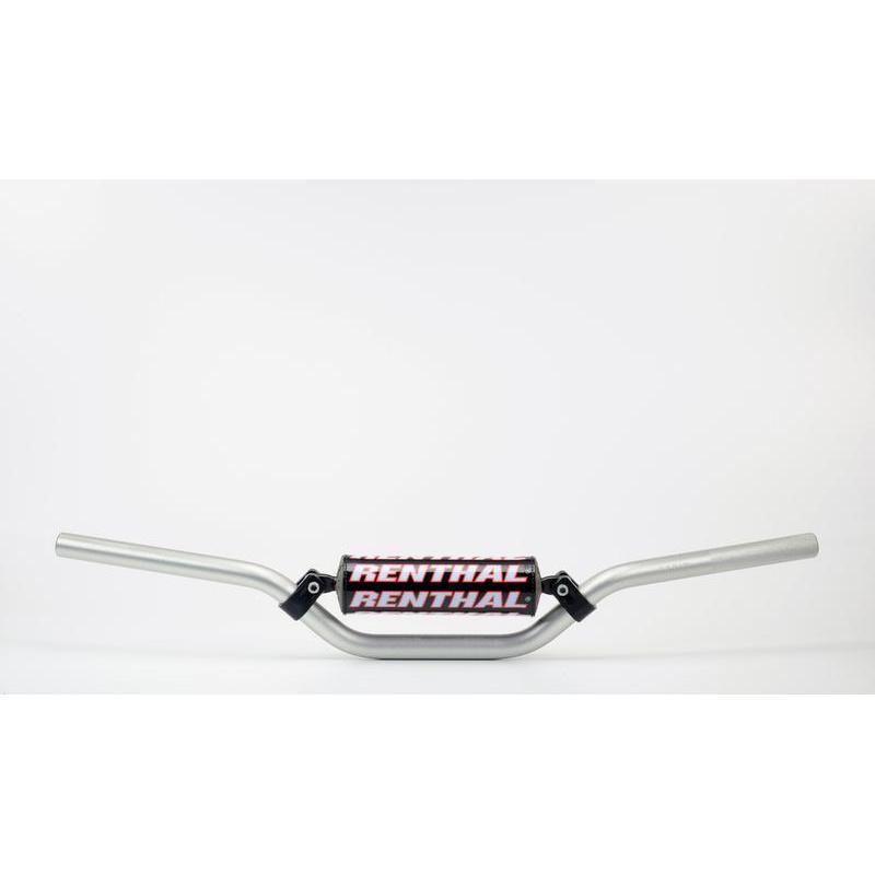 RENTHAL 798-01-SI-03-219 : Manillar Renthal motocross SX85 plata con protector negro 798-01-SI-03-219