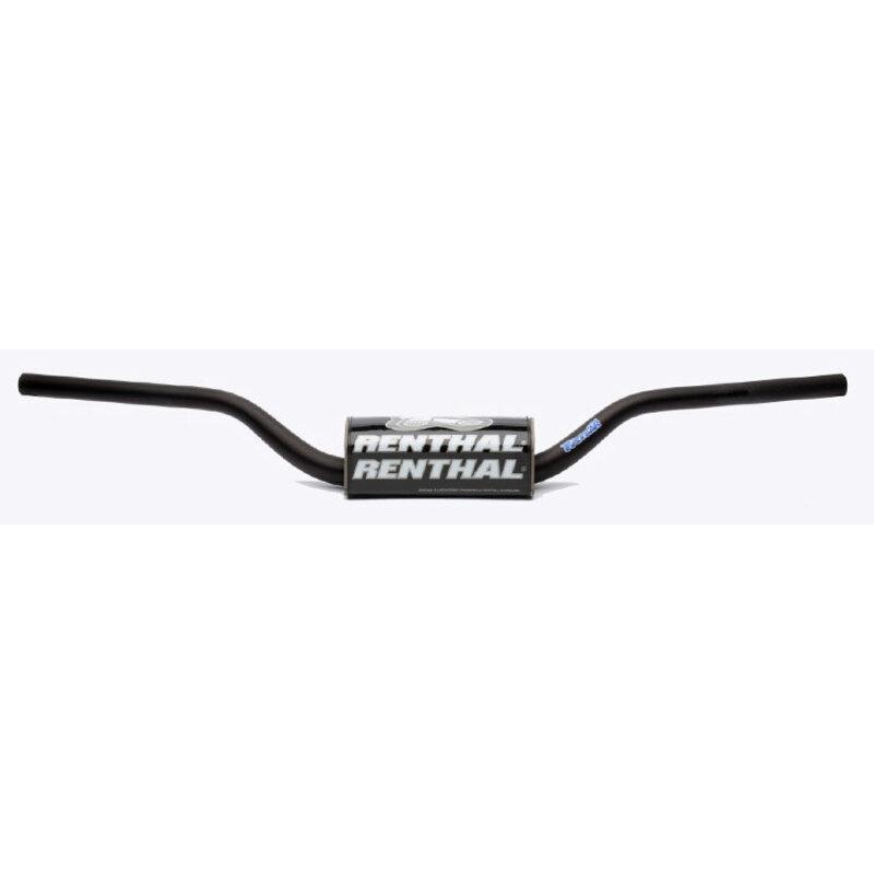 RENTHAL 831-01-BK : Manillar Renthal Fatbar SX85 13- negro con protector negro 831-01-BK