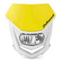 POLISPORT 8667100003 : Careta Halo LED homologada Polisport blanco/amarillo 8667100003