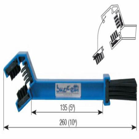 Cepillo para limpiar cadenas con cepillo