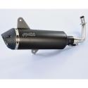 POLINI 190.0077 : POLINI Exhaust Stainless Steel/Carbon - Vespa 300