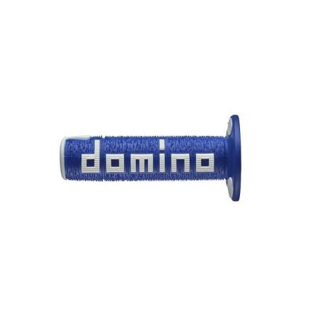 DOMINO A36041C4846A7-0 : Puños Domino Off Road A360 azul/blanco A36041C4846A7-0