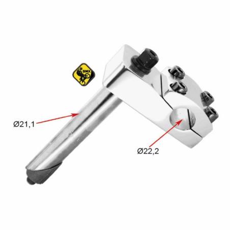 Potencia tija manillar BMX 22,2mm fijaci