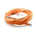 Funda cable acero laminado Ø5 naranja 2m