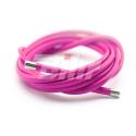 Funda cable acero laminado Ø5 Rosa 2m