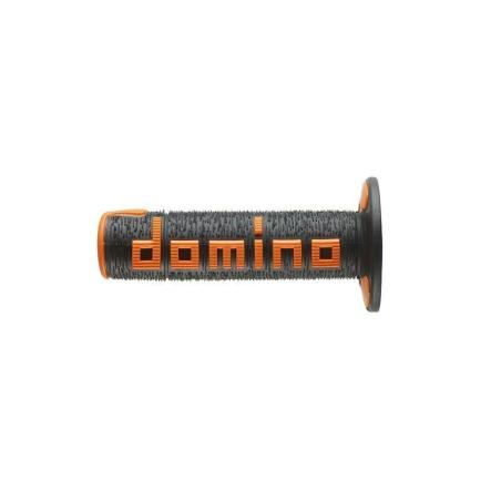 DOMINO A36041C4045A7-0 : Puños Domino Off Road A360 negro/naranja A36041C4045A7-0