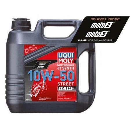 LIQUI MOLY 1686 : Garrafa de 4L aceite Liqui Moly 100% sintético 10W-50 Street Race