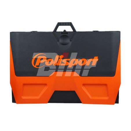 Alfombra plastica de box Polisport naran