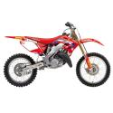 BLACKBIRD 8136R23 : Kit de adhesivos + funda de asiento BLACKBIRD Replica Team HRC 23 Honda