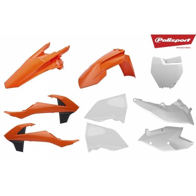 POLISPORT 90750 : Kit plástica completo POLISPORT KTM color original 90750