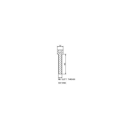 ADAPTADOR RETROV.HI-TECH M10 A M8 ROSCA 