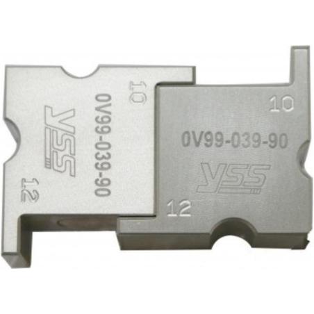 YSS 0V99-039-90 : Set mordazas YSS para pistón con eje de 10-12x25mm