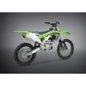 YOSHIMURA US 242930D320 : Linea completa escape Yoshimura Signature RS-4, inox, Silencioso aluminio y tapa carbon, KX250F