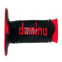 Puños off road Domino DSH negro/rojo A26