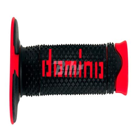 Puños off road Domino DSH negro/rojo A26