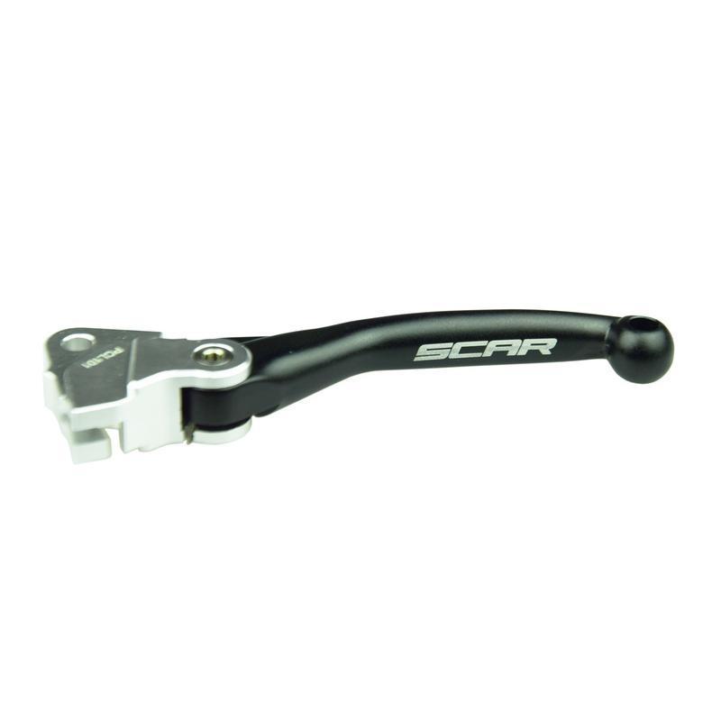 SCAR PCL101 : Maneta de embrague SCAR plegable negro Yamaha YZ250F/450F