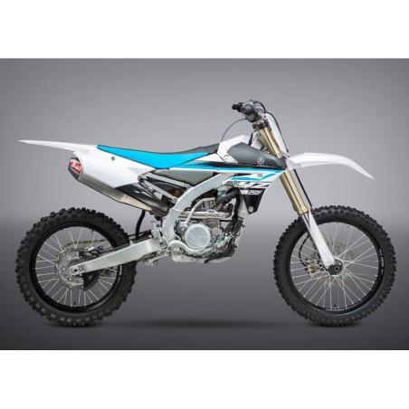 YOSHIMURA US 231010D321 : Linea completa escape Yoshimura Signature RS-4, acero inox, Silencioso de aluminio, Yamaha YZ250F