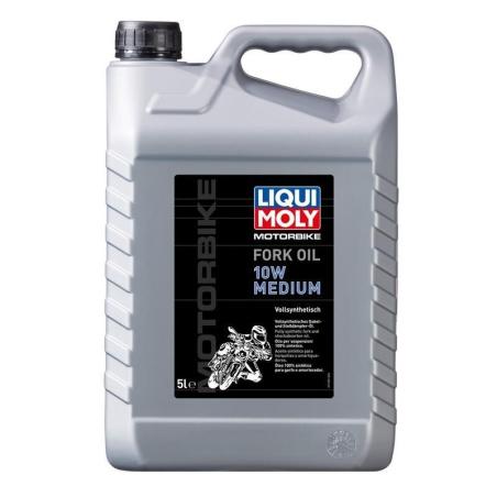 LIQUI MOLY 1606 : Aceite de horquilla Liqui Moly 10W MEDIUM Garrrafa 5L