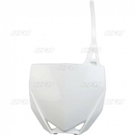 UFO YA04869#046 : Porta-números delantero UFO blanco Yamaha YZ65