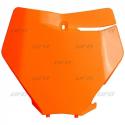 UFO KT04094#FFLU : Porta-números delantero UFO Neon naranja KTM SX/SX-F