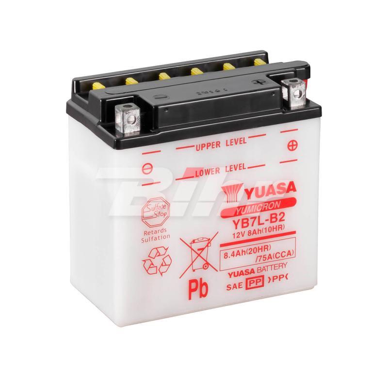 Batería Yuasa YB7L-B2 Dry charged (sin e