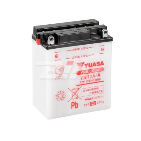 Batería Yuasa YB12A-A Combipack (con ele