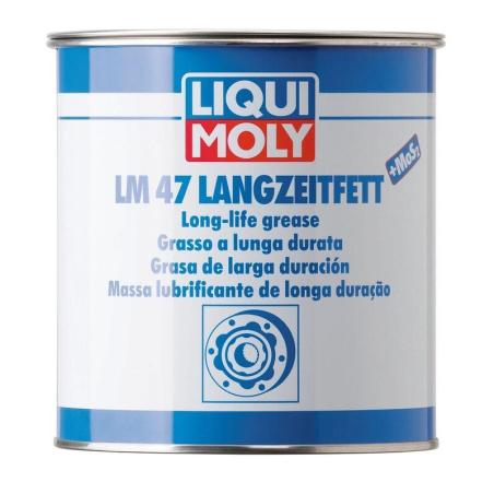 LIQUI MOLY 3530 : Lata 1kg de grasa de larga duración Liqui Moly LM 47 +MOS2