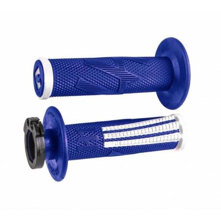 ODI H36EPUW : Puños ODI Emig Pro V2 Lock-On Azul/Blanco