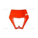 UFO KT05003#FFLU : Portanúmeros delantero UFO naranja flúor KTM EXC/EXC-F