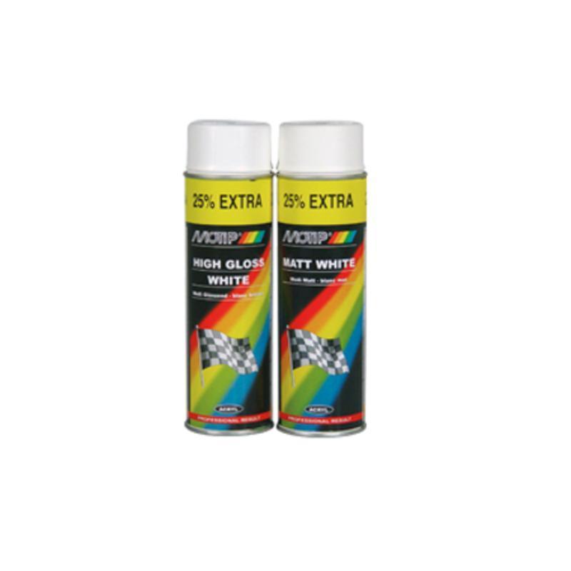 MOTIP 04002 : Pintura MOTIP blanco mate 500ML