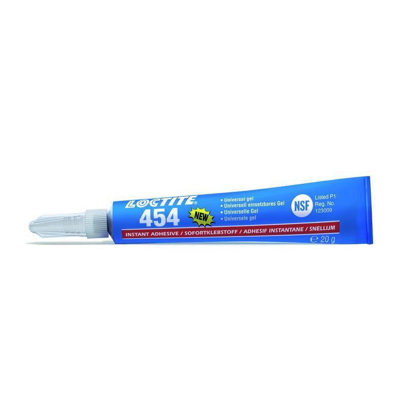 LOCTITE 303266 : Cola cianoacrílica gel LOCTITE 454 tubo 5g