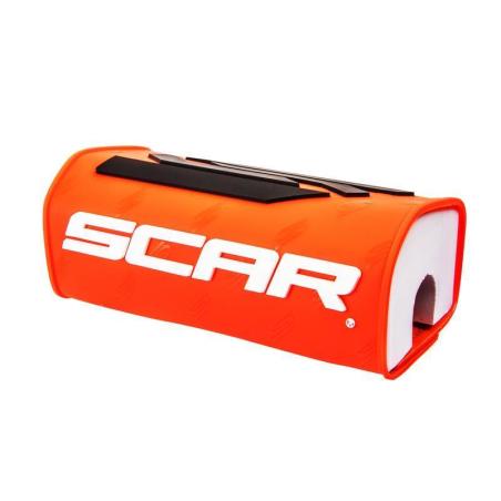 SCAR SMSOOR : Protecto/Morcilla manillar sin barra SCAR 3D flúor naranja SMSOOR