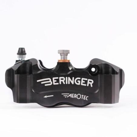 BERINGER 4R12AB-S : Pinza de freno de 4 pistones Radial Aerotec® Izquierda (100mm entre tornillos). Color NEGRO. (4R12AB