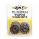 BOLT 2009-AWW.25 : Pack de 10 Arandelas de aluminio Bolt ØINT 6MM / ØEXT 25MM