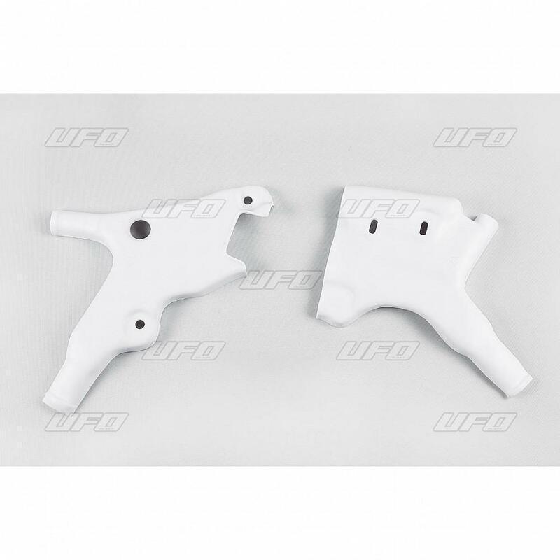 UFO YA02839#046 : Protector de chasis blanco Yamaha YZ125/250