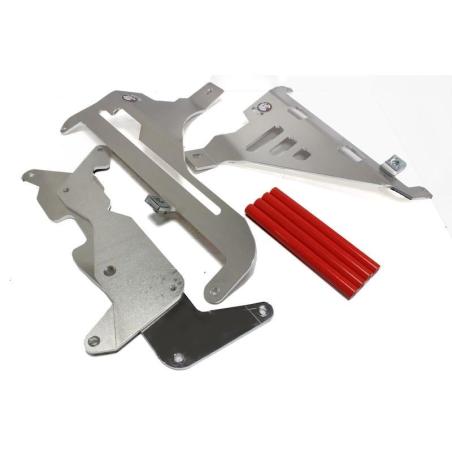 AXP AX1523 : Protectores de radiador aluminio rojo AXP Honda CRF450L AX1523